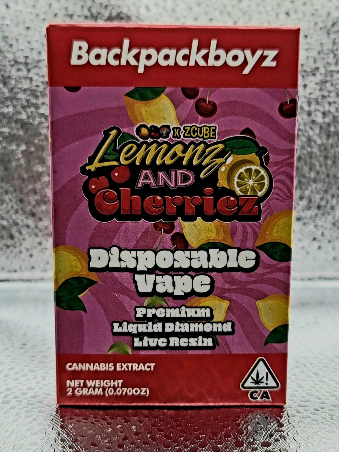 Backpackboyz--Liquid Diamonds + Live Resin Disposable Vape Cartridges, Backpackboyz--Liquid Diamonds + Live Resin Disposable Vape Cartridges: Lemonz &amp; Cherriez