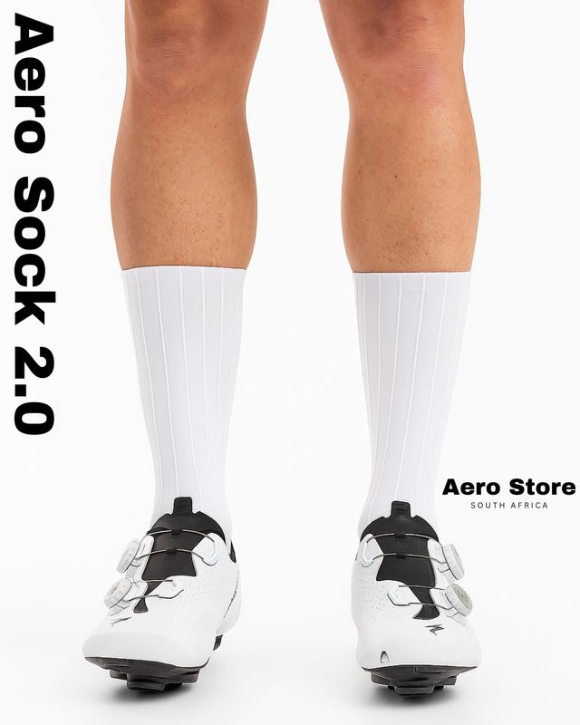 White Aero Sock 2.0