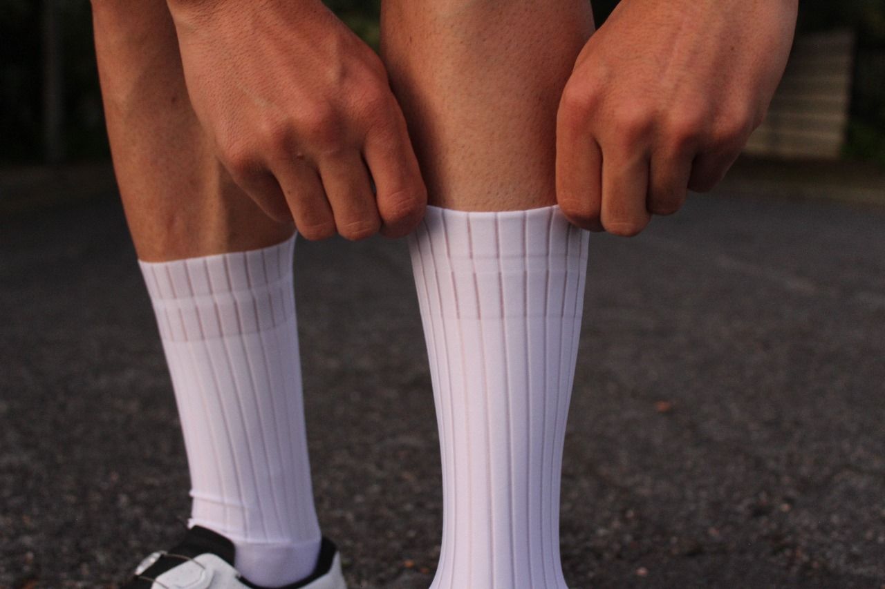 White Aero Socks