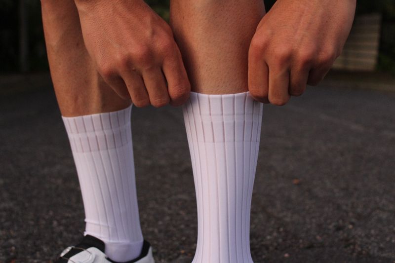 White Aero Socks