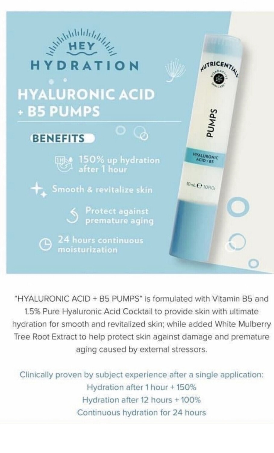Hyaluronic Acid Pump