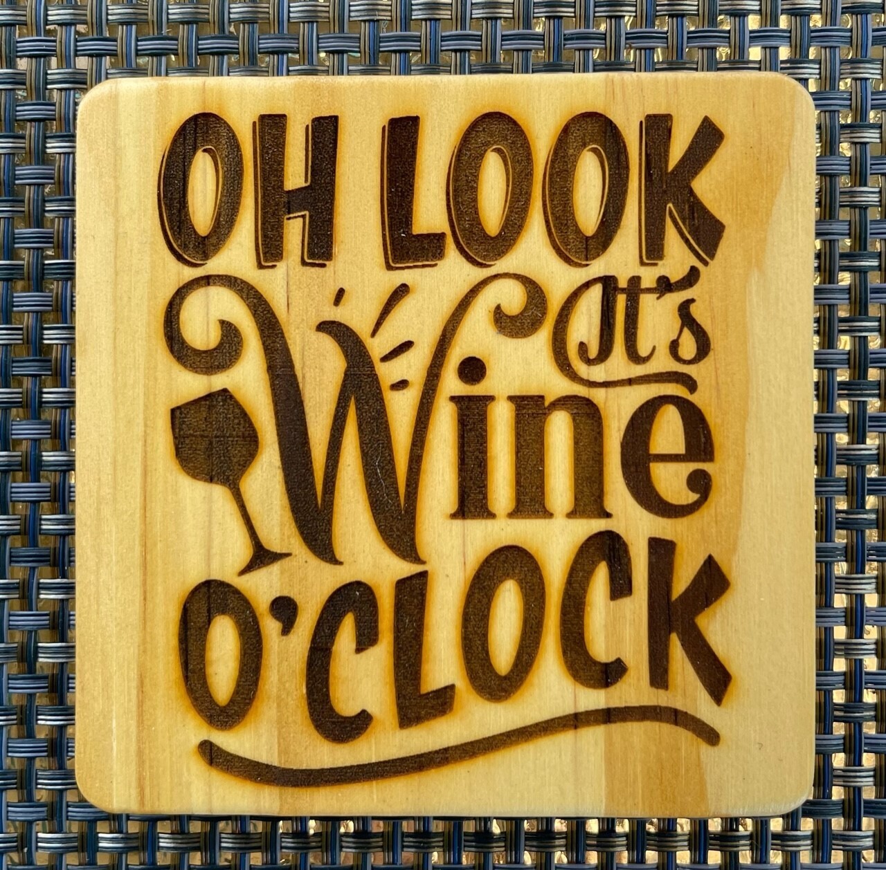 Coaster - Wine O&#39;Clock