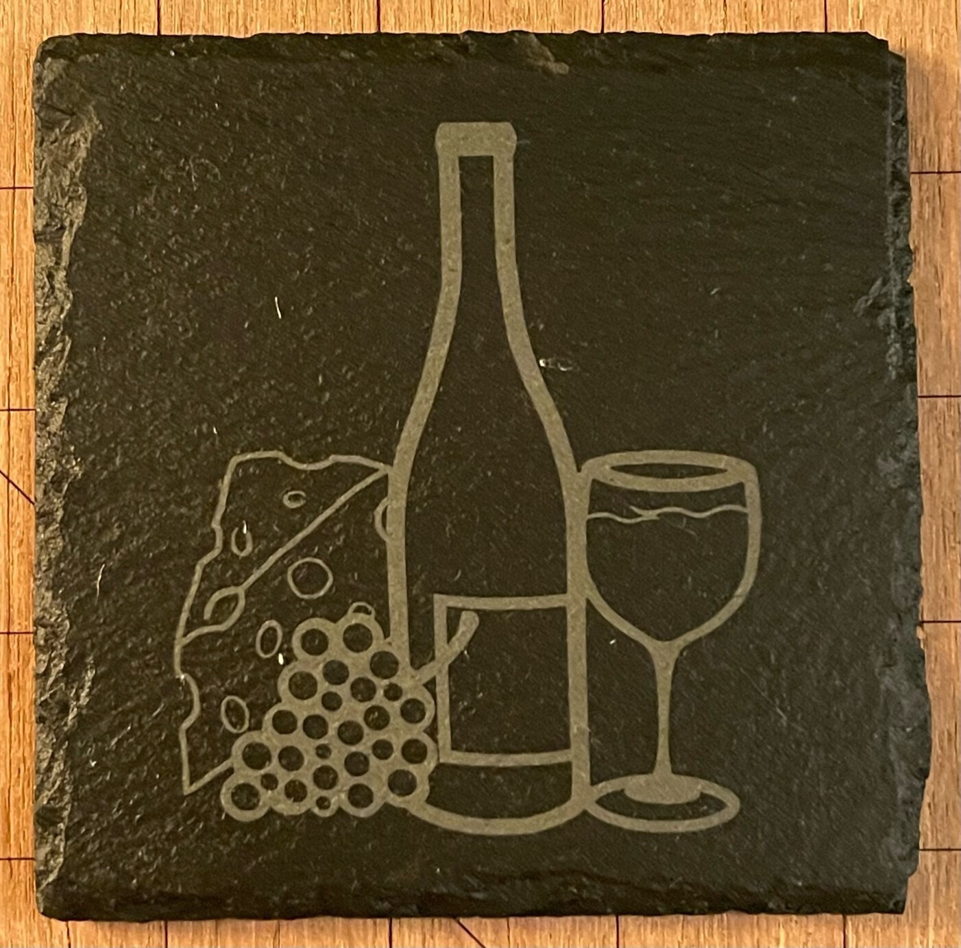 Coaster - Wine &amp; Cheese