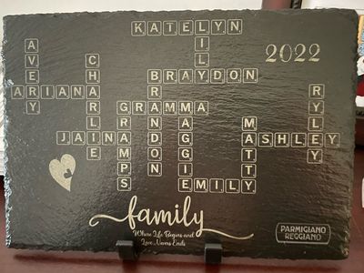 Scrabble Board - Slate