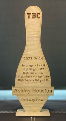 Personal Season’s Best Award - 5 Pin