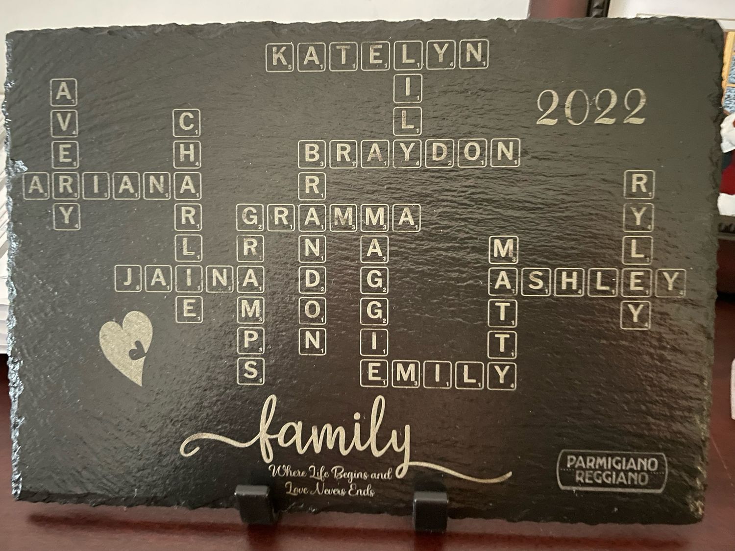 Scrabble Board - Slate