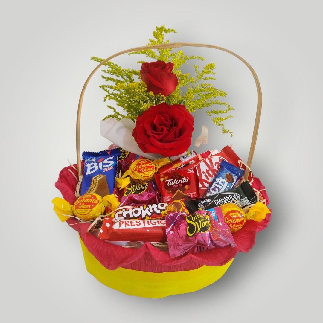 Mix de Chocolates e Rosas