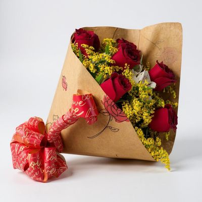 Buquê de Rosas Passione
