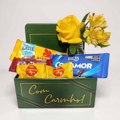 Cesta Chocolates com Carinho