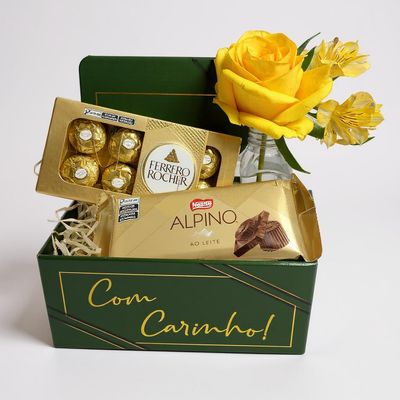 Cesta Chocolates Doce Sabor