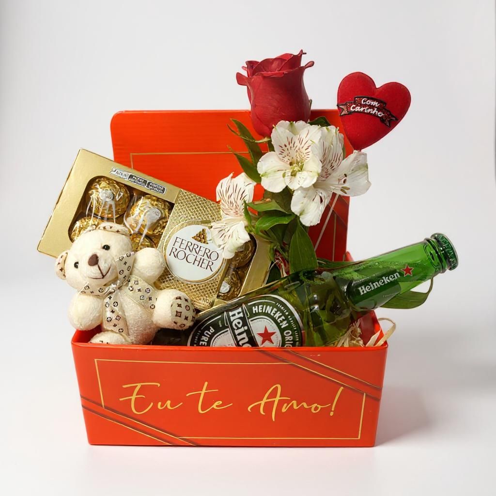 Cesta de Chocolates Amor em Detalhe.