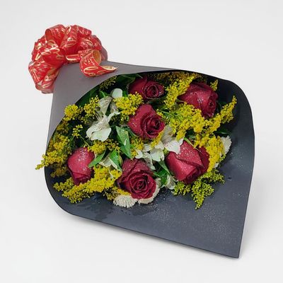 Buquê de Rosas Elegância