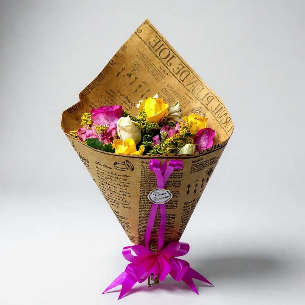 Buquê Colorido Vintage