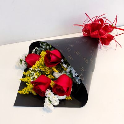 Buquê de Rosas Elegância