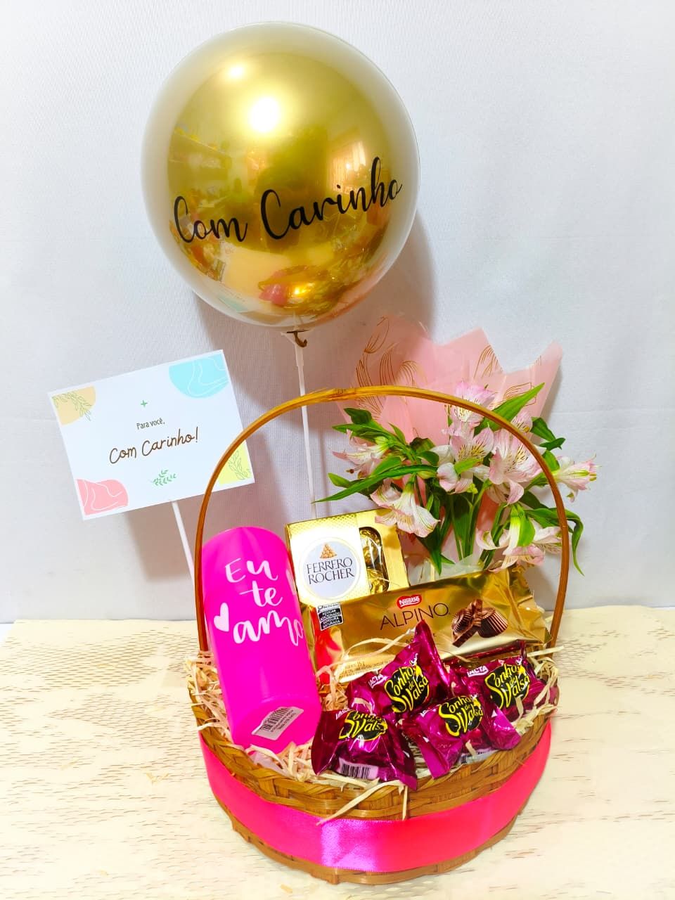 Cesta de Chocolates Vintage