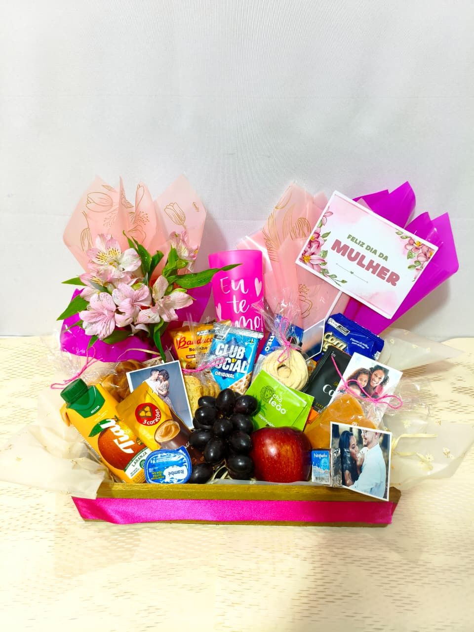Cesta de Café Tradicional Feliz Dia da Mulher