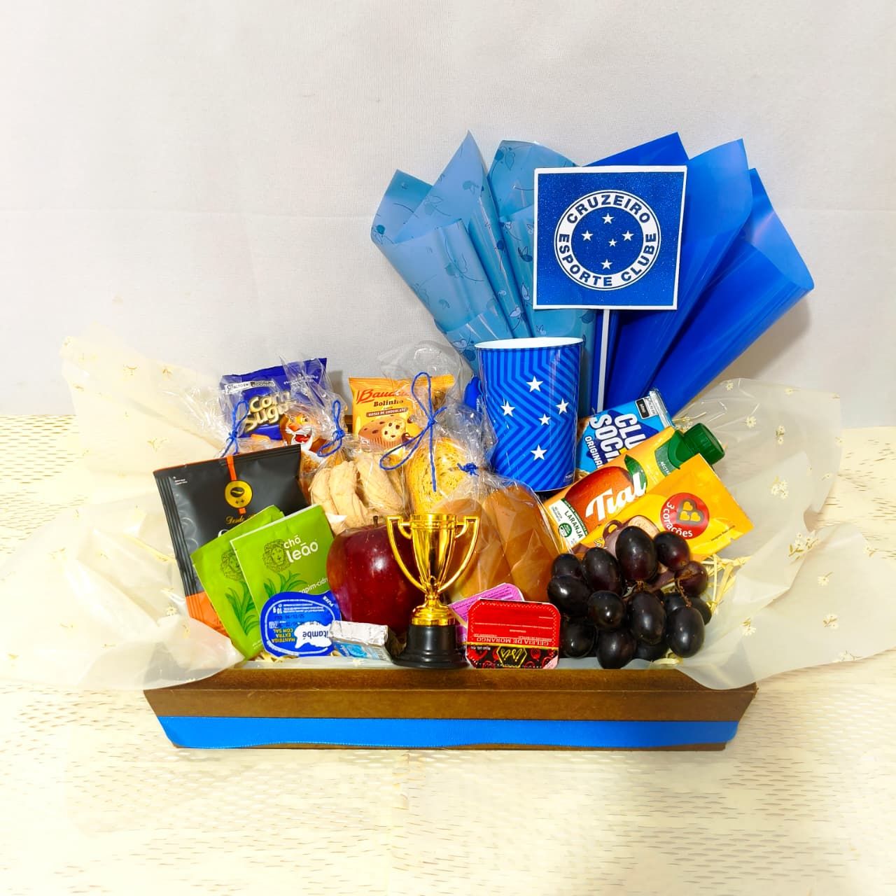 Cesta de Café Azul Celeste