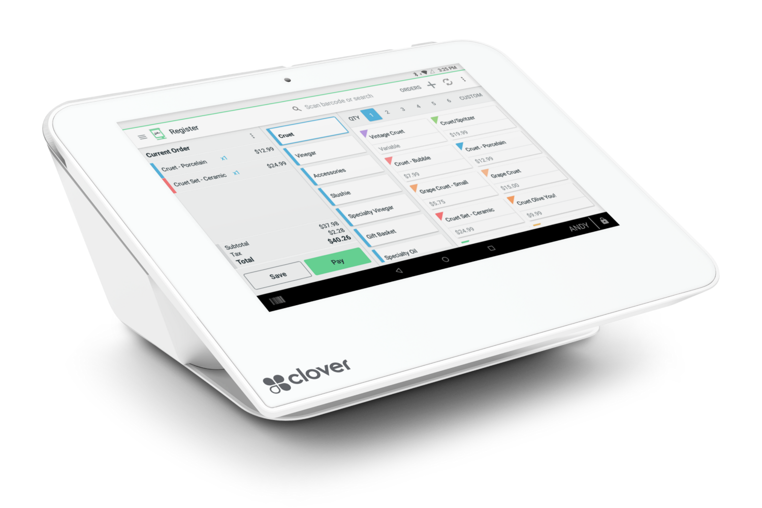 Clover Mini Wi-Fi with Starter Kit Bundle