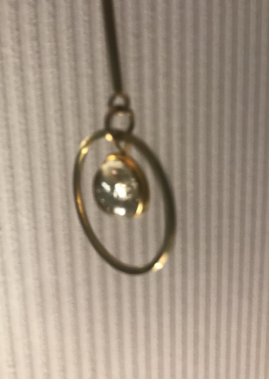Gold Rutile Quartz drop earrings
