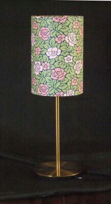 Lampenschirm, Rosen, grün-rosa, 15x23cm