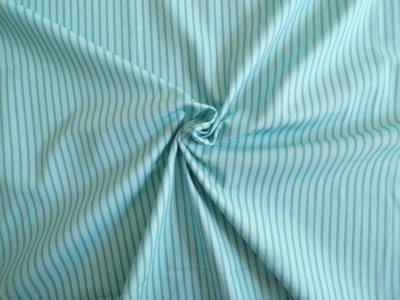Bio-Jersey, Meterware, mit 5% Elastan, Streifen, blassblau/aqua, Kinderkleidung Bio-Jersey, Meterware, mit 5% Elastan, Streifen, blassblau/aqua, Kinderkleidung
