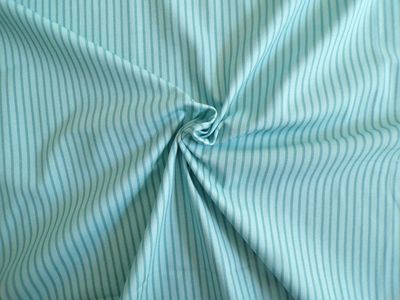 Bio-Jersey, Meterware, mit 5% Elastan, Streifen, blassblau/aqua, Kinderkleidung Bio-Jersey, Meterware, mit 5% Elastan, Streifen, blassblau/aqua, Kinderkleidung