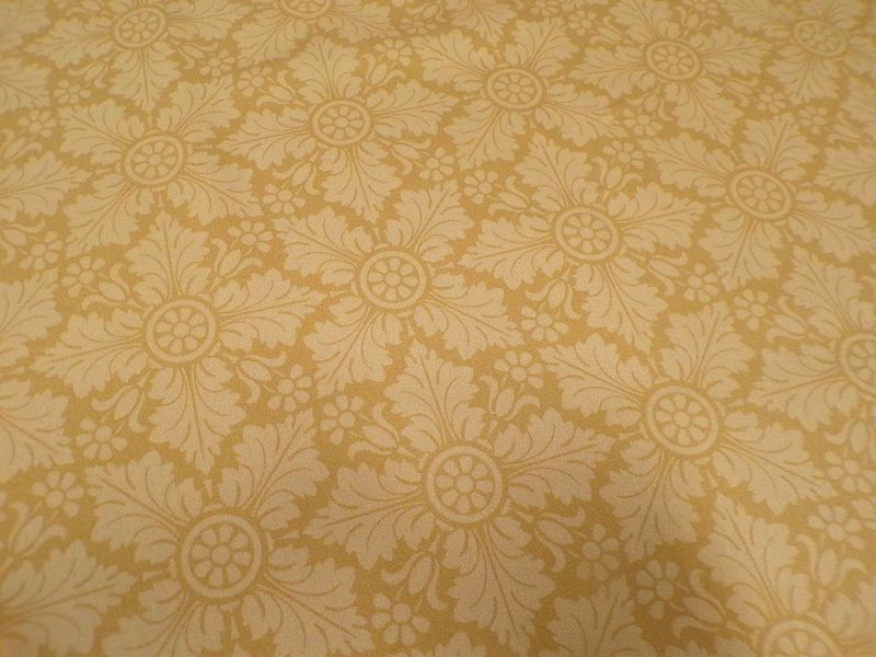 Tischdecke, Weihnachten, festlich, Baumwollsatin, Makosatin, Meterware, Eiskristall, Goldbraun/Ocker Tischdecke, Weihnachten, festlich, Baumwollsatin, Makosatin, Meterware, Eiskristall, Goldbraun/Ocker