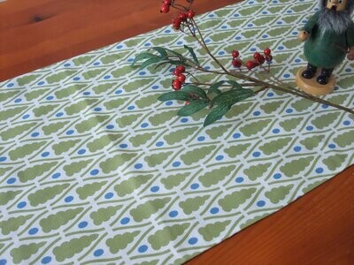 Tischläufer, Weihnachten, Weiß, 40 cm breit, verschiedene Längen