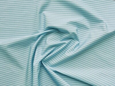 Popeline, Meterware, Streifen, wasserblau, aqua, Baumwollstoff, Bio, GOTS, Futterstoff, Webware, Hemden, Blusen, Patchwork, Trachten, Dirndl Popeline, Meterware, Streifen, wasserblau, aqua, Baumwollstoff, Bio, GOTS, Futterstoff, Webware, Hemden, Blusen, Patchwork, Trachten, Dirndl