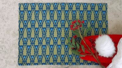 Platzset / Tischset, Weihnachten/Ostern, Dunkelblau, 50 x 35cm, zum Wenden Platzset / Tischset, Weihnachten/Ostern, Dunkelblau, 50 x 35cm, zum Wenden
