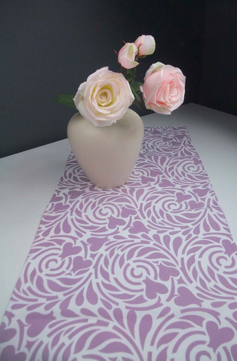 Tischläufer, Rabenwiese, fliederfarbig, 40 x 100cm