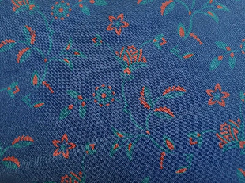 Popeline, Baumwollstoff, Meterware, Disteln, Dunkelblau/korallenrot/ türkis, GOTS, bio, Webware, Blusenstoff, Hemdenstoff, Trachten, Patchwork, Dirndl Popeline, Baumwollstoff, Meterware, Disteln, Dunkelblau/korallenrot/ türkis, GOTS, bio, Webware, Blusenstoff, Hemdenstoff, Trachten, Patchwork, Dirndl