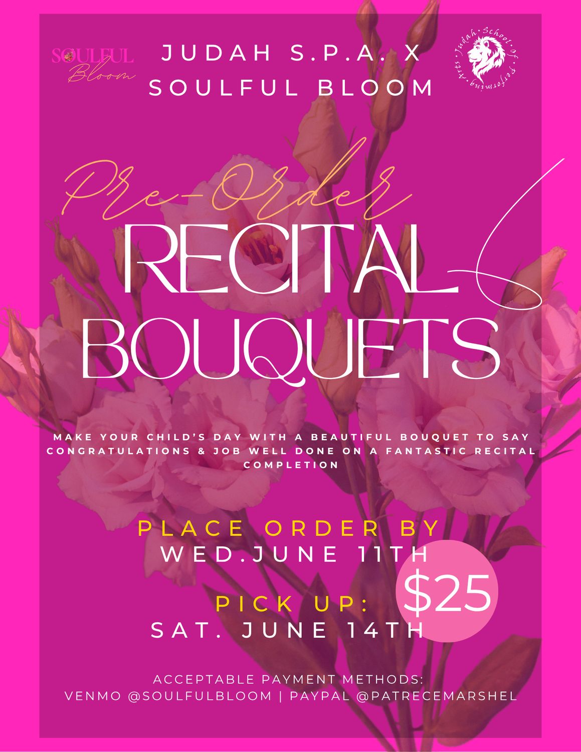 Recital Bouquets