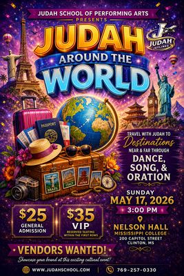 Judah Around the World 2026 Vendor Fee