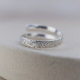 Wrap around lace thumb ring