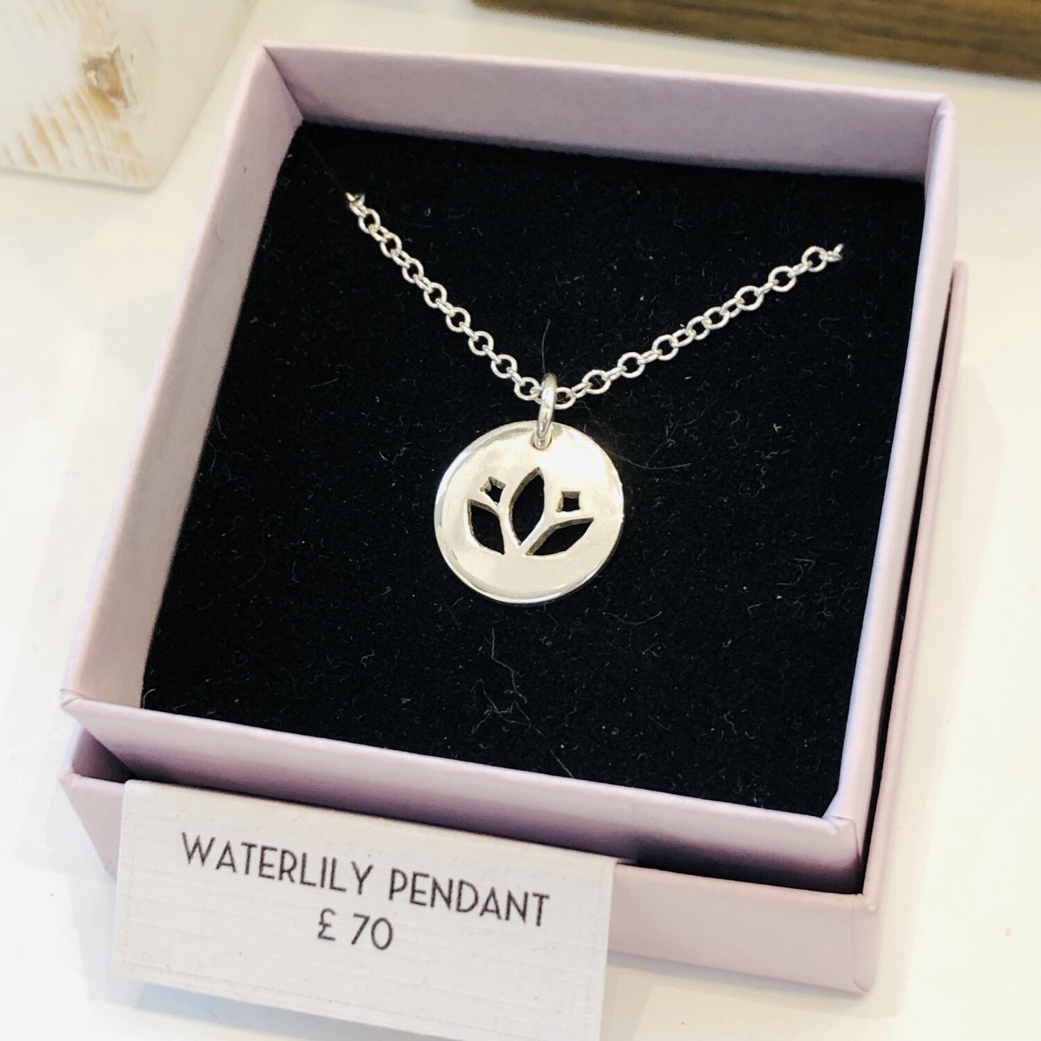 Waterlily/ lotus pendant