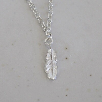 Charm feather anklet