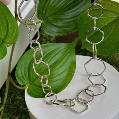 Hexagon necklace