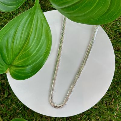 Serpentine chain necklace