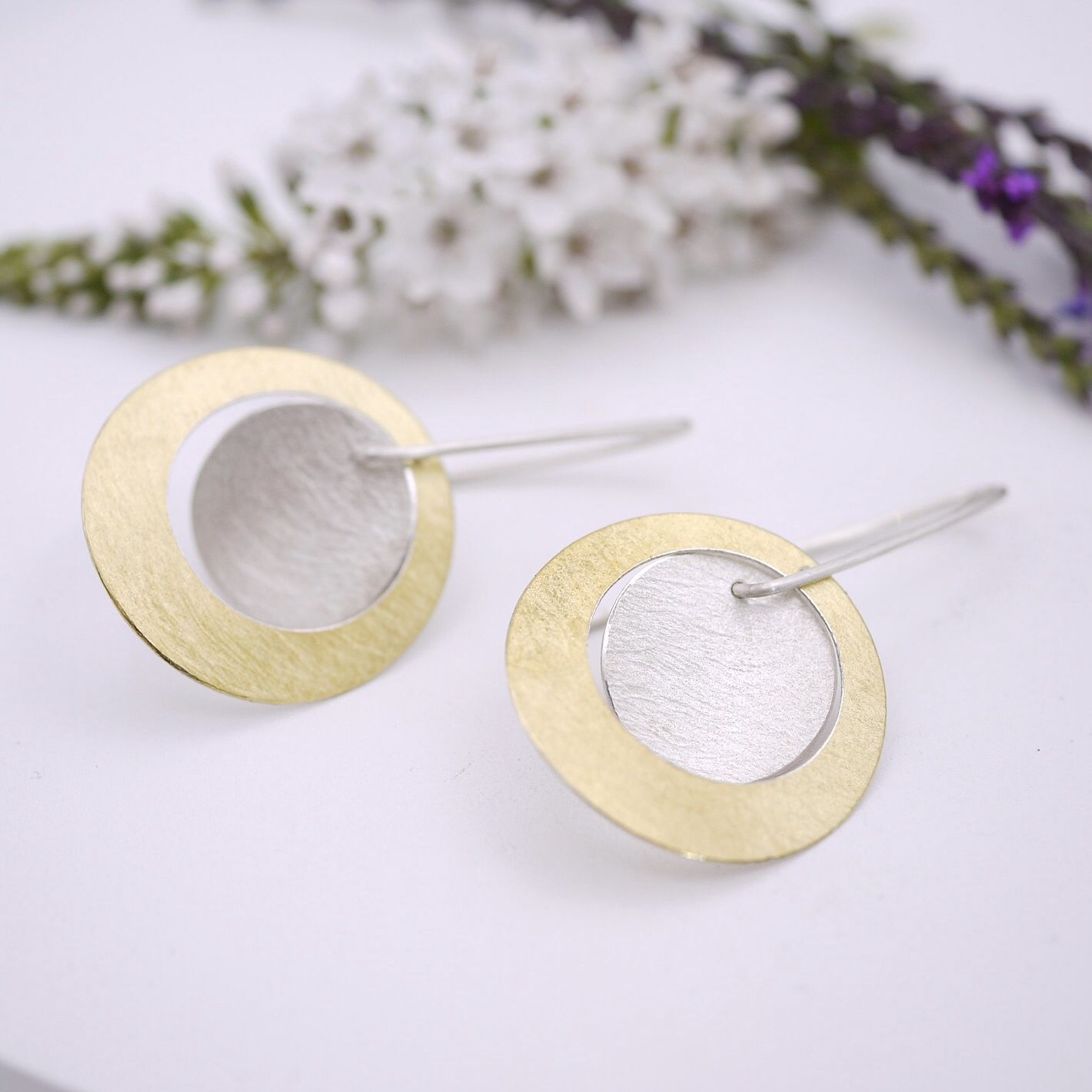 Sun &amp; moon earrings