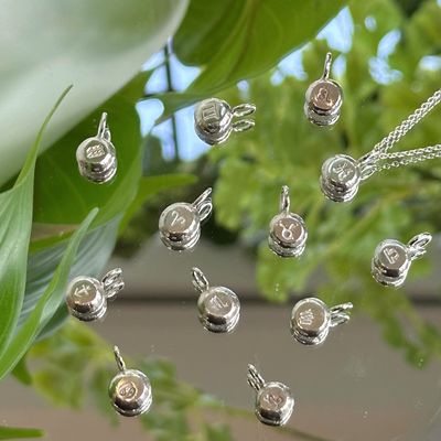Zodiac nugget pendant