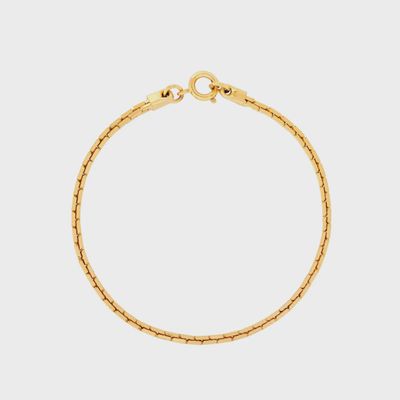 Vintage box link bracelet