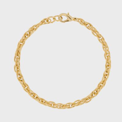 Vintage gold multi link bracelet