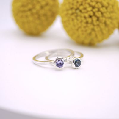 Juicy rings in silver