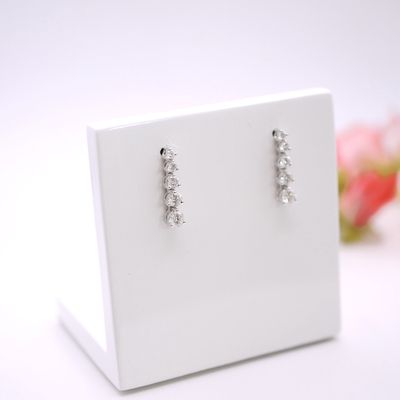 Diamond drop earrings