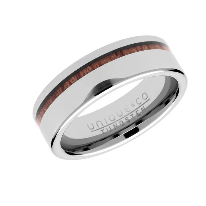 Grey/ wood inlay on edge, Size: 66 (W 3/4)