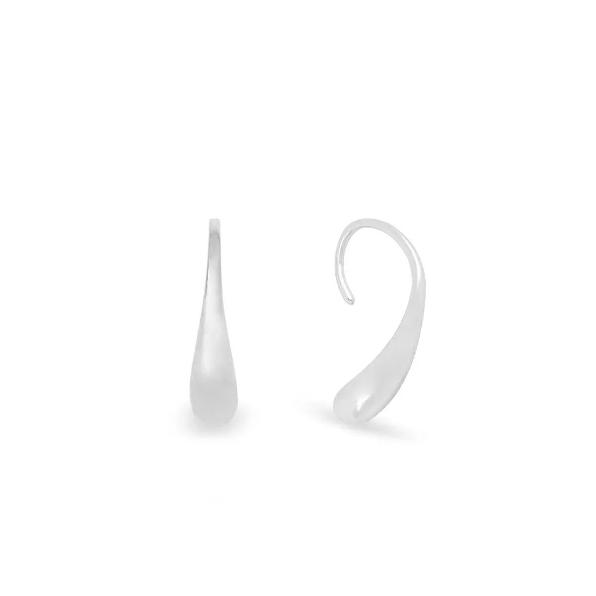 Water Drop Earrings, Metal: Silver