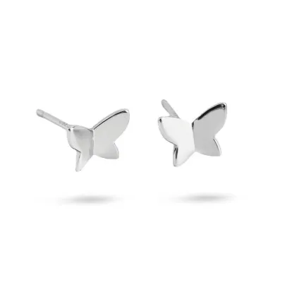 Butterfly stud earrings