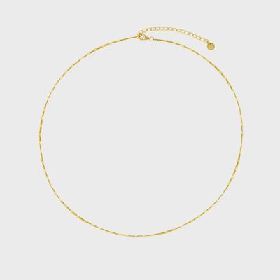 Flat bar chain necklace