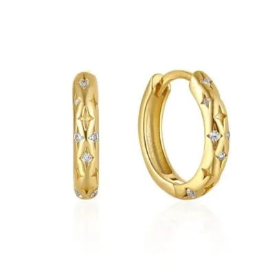 Celeste huggie hoops